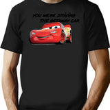 Getaway (race)car T-Shirt - Retro Graphic Tee for Men & Women - Black