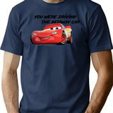 Getaway (race)car T-Shirt - Retro Graphic Tee for Men & Women - Navy