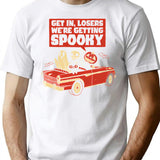 Getting Spooky T-Shirt - Retro Graphic Tee for Men & Women - White