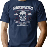 Ghostfacers T-Shirt for Men & Women, T-Shirts Graphic Tee - Navy