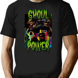 Ghoul Power T-Shirt - Retro Graphic Tee for Men & Women - Black