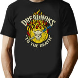 Gi Joe Dreadnoks Flaming Skull 1984 T-Shirt - Black