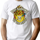 Gi Joe Dreadnoks Flaming Skull 1984 T-Shirt - White