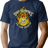 Gi Joe Dreadnoks Flaming Skull 1984 T-Shirt - Navy