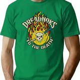 Gi Joe Dreadnoks Flaming Skull 1984 T-Shirt - Green