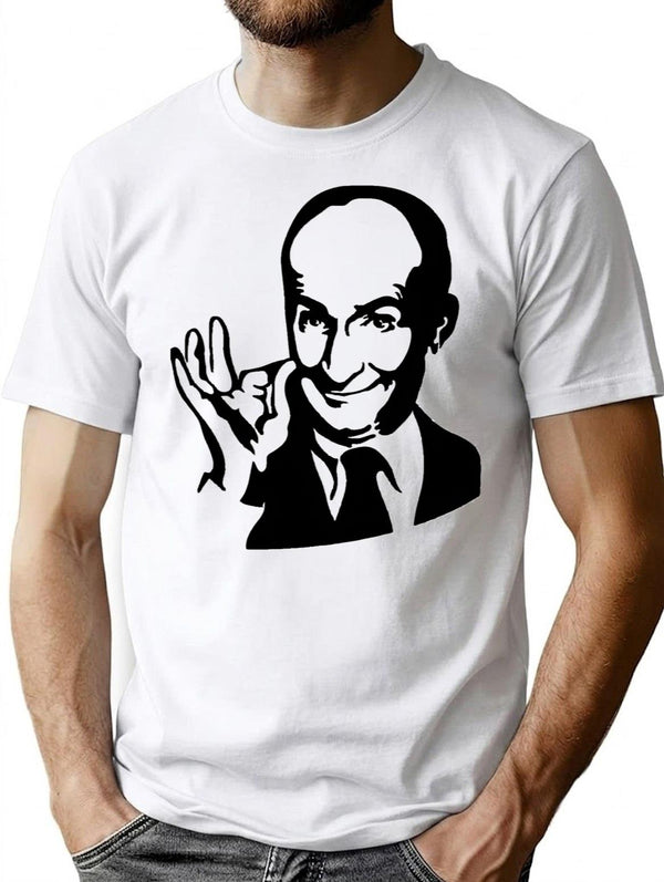 Gift For Everyone Nein Animal Doch Ohhh Vintage Photograp T-Shirt - White