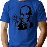 Gift For Everyone Nein Animal Doch Ohhh Vintage Photograp T-Shirt - Blue