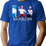 Gift For Men Dance Dance Napoleon Dark Grey Vintage Photograp T-Shirt - Blue