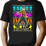 Gift Idea Light Blue Enter-tayne-ment Vintage Retro T-Shirt - Black