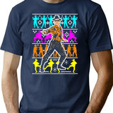 Gift Idea Light Blue Enter-tayne-ment Vintage Retro T-Shirt - Navy