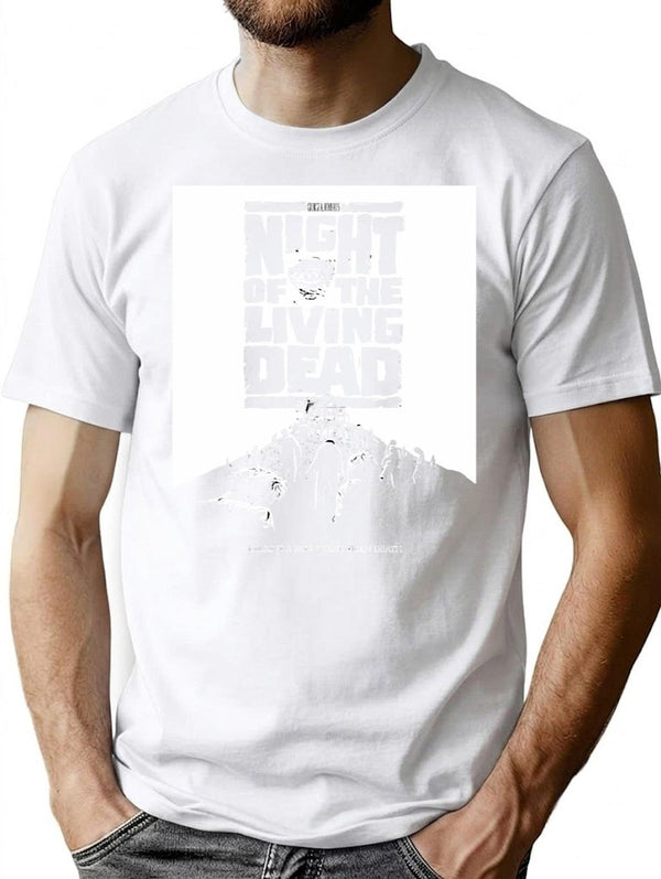 Gift Movie Fans Night Of The Living Dead Idol Gift Fot You T-Shirt for Men & Women, T-Shirts Graphic Tee - White