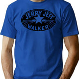 Gifts For Men Jerry Jeff Walker Vintage Logo Black Funny Graphic Gifts T-Shirt - Blue