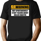 Gifts For Roller Coaster Rollercoaster Enthusiasts Lovers T-Shirt - Black