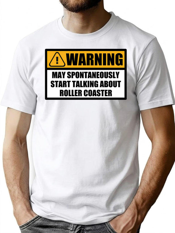 Gifts For Roller Coaster Rollercoaster Enthusiasts Lovers T-Shirt - White