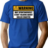 Gifts For Roller Coaster Rollercoaster Enthusiasts Lovers T-Shirt - Blue