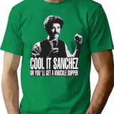 Gifts For Women Light Blue Cool It Sanchez Vintage Retro T-Shirt - Green