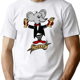 Gimme The Cheese T-Shirt - Retro Graphic Tee for Men & Women - White