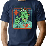 Give Blood Today T-Shirt - Retro Graphic Tee for Men & Women - Navy