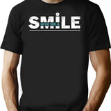 Give Me A Smile. Simple Quote. Vintage. T-Shirt - Black
