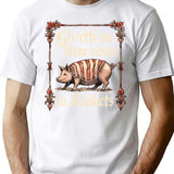 Giveth Me Thine Swine In Blankets T-Shirt - White