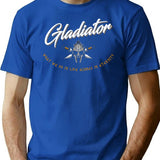 Gladiator What We Do In Life Echoes In Eternity T-Shirt for Men & Women, T-Shirts Graphic Tee - Blue