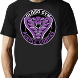 Globo Gym - Purple Cobras Vintage Logo T-Shirt - Black