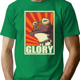 Glory Vintage T-Shirt - Retro Graphic Casual Tee - Green