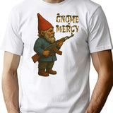 Gnome Mercy Ak47 T-Shirt - Retro Graphic Tee for Men & Women - White
