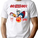 Go Racer Go T-Shirt for Men & Women, T-Shirts Graphic Tee - White
