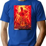 Godzila T-Shirt - Retro Graphic Tee for Men & Women - Blue