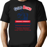 Gold Bond Label Girls Golden T-Shirt for Men & Women, T-Shirts Graphic Tee - Black