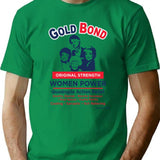 Gold Bond Label Girls Golden T-Shirt for Men & Women, T-Shirts Graphic Tee - Green