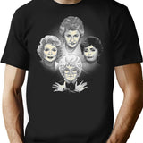 Golden Girls T-Shirt - Retro Graphic Tee for Men & Women - Black