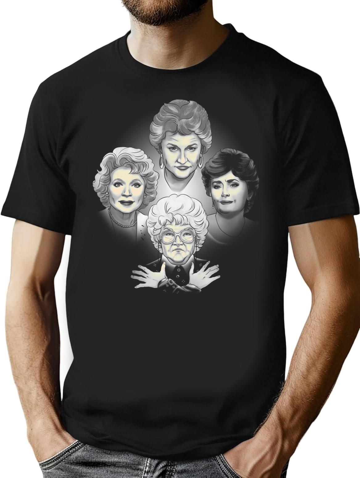 Golden Girls T-Shirt - Retro Graphic Tee for Men & Women - Black