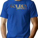 Golden Kpop Demon Hunters T-Shirt for Men & Women, T-Shirts Graphic Tee - Blue