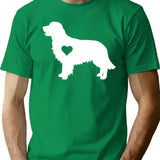Golden Retriever Art Golden Retriever Love Golden Retriever Mama Golden Retriever Owner Golden Retriever T-Shirt - Green