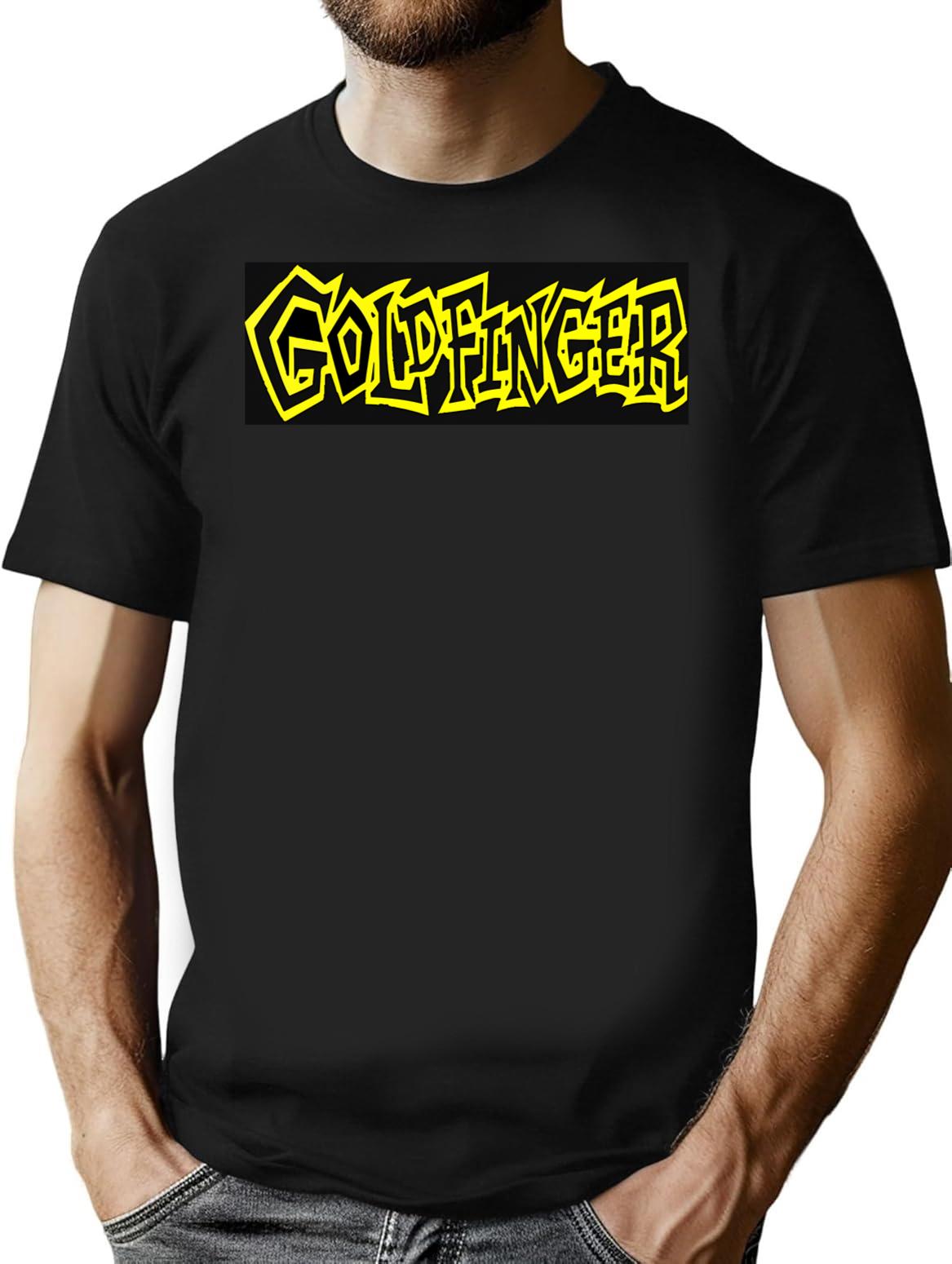 Goldfinger T-Shirt - Retro Graphic Tee for Men & Women - Black