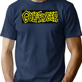 Goldfinger T-Shirt - Retro Graphic Tee for Men & Women - Navy