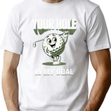 Golf Humor Vintage T-Shirt - Retro Graphic Casual Tee - White