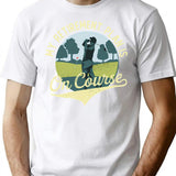 Golf My Retirement Plan Is On Course Vintage Golfer Golfing Lover Funny Gift For Men Women T-Shirt - White