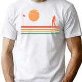 Golf Retro Vintage Cute Golf Lover Golf Players Gift Idea T-Shirt - White