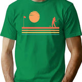 Golf Retro Vintage Cute Golf Lover Golf Players Gift Idea T-Shirt - Green