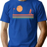 Golf Retro Vintage Cute Golf Lover Golf Players Gift Idea T-Shirt - Blue