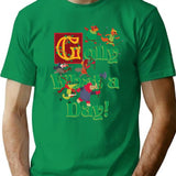 Golly What A Day T-Shirt - Retro Graphic Tee for Men & Women - Green