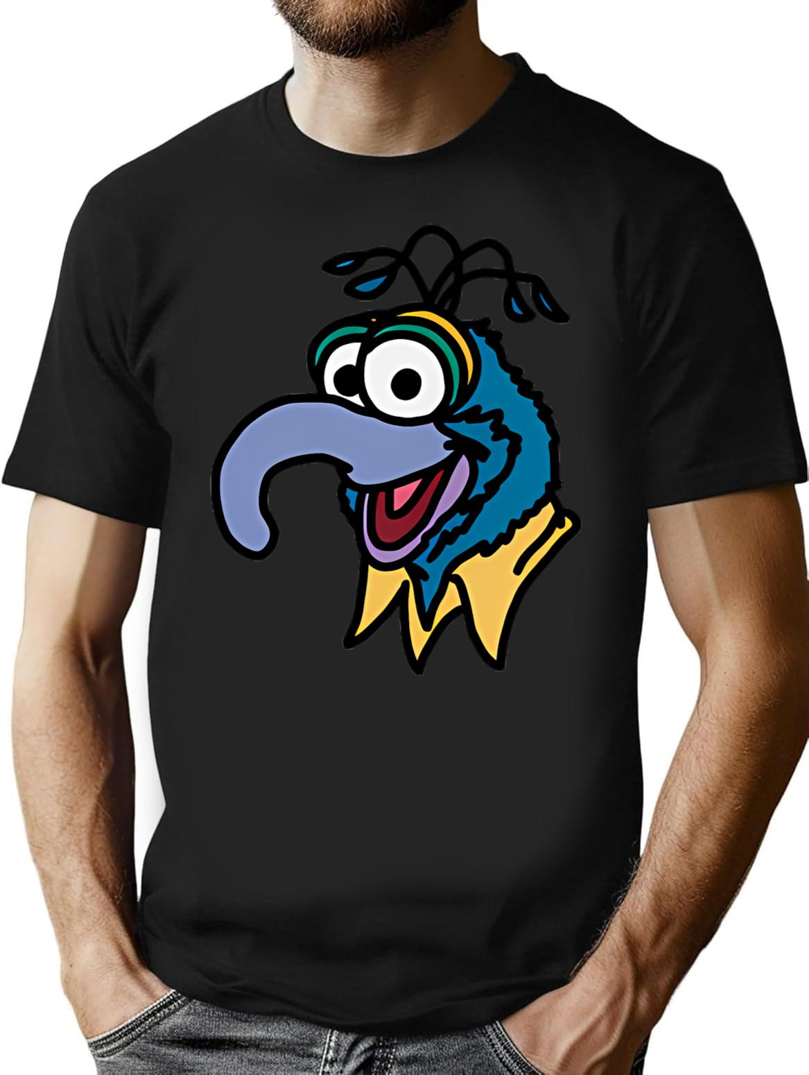 Gonzo T-Shirt - Retro Graphic Tee for Men & Women - Black