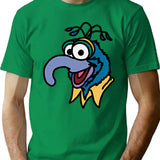 Gonzo T-Shirt - Retro Graphic Tee for Men & Women - Green