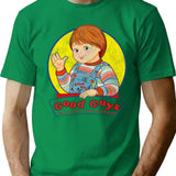 Good Guys Doll Worn Out T-Shirt for Men & Women, T-Shirts Graphic Tee - Green
