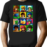 Good Simulation Passionate Video Game Music Fan Phantasy Star Iv Characters Cute Gifts T-Shirt - Black