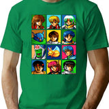 Good Simulation Passionate Video Game Music Fan Phantasy Star Iv Characters Cute Gifts T-Shirt - Green