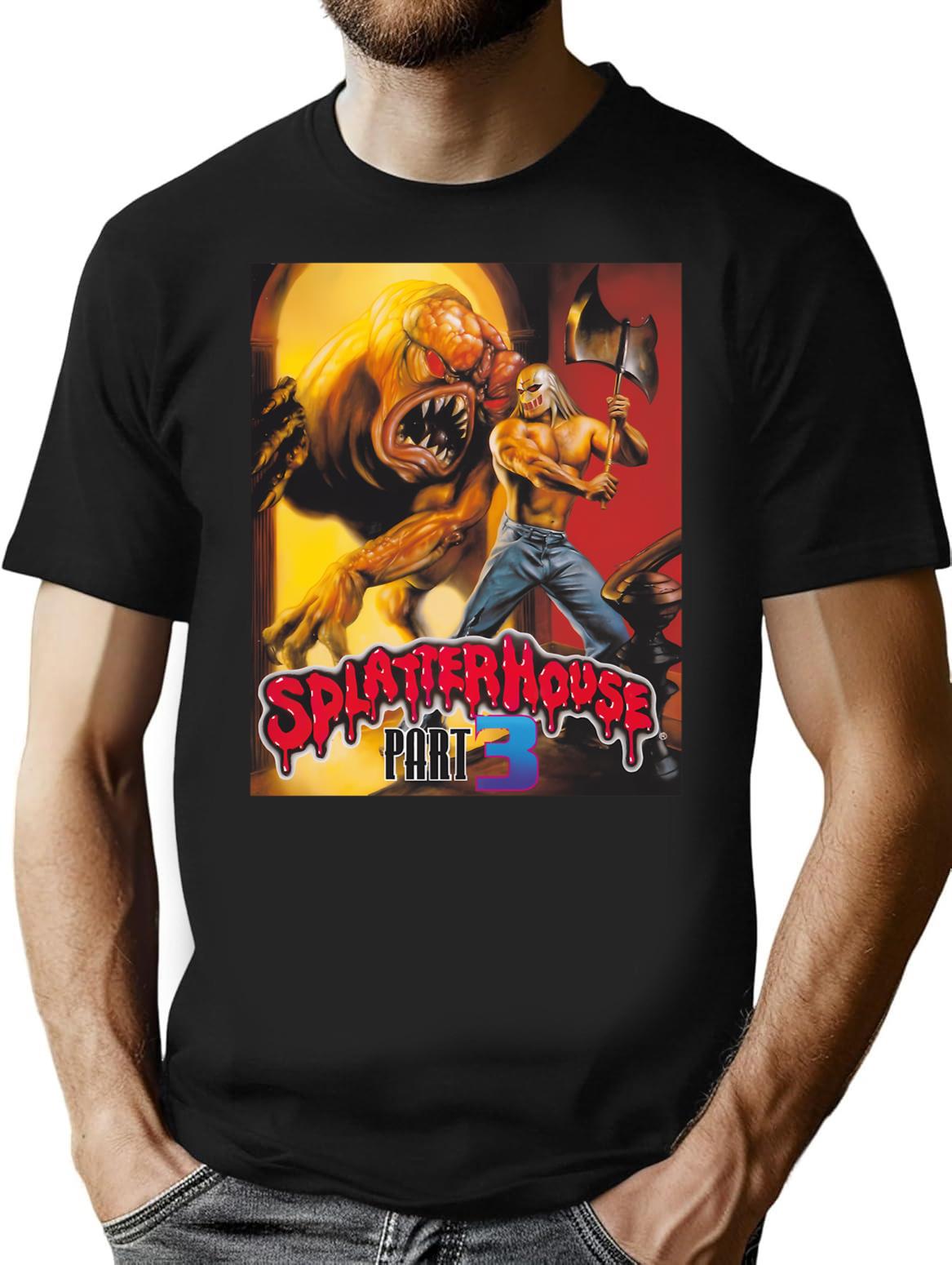 Good Simulation Passionate Video Game Music Fan Splatterhouse Gift For Birthday T-Shirt - Black